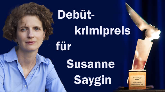 Debüt-Krimipreis für Susanne Saygin