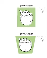 Aus dem Buch, Seite 41 Dinosaurier