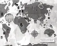 Innenseite Weltkarte