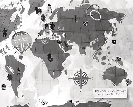 Innenseite Weltkarte