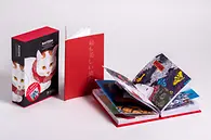 Produktfoto Box mit Buch geöffnet