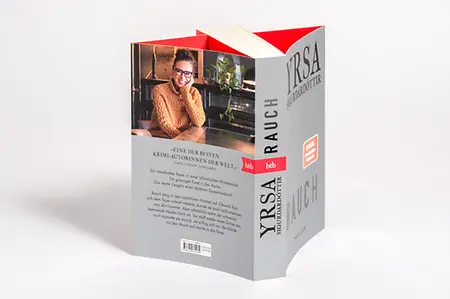 Yrsa Sigurdardóttir, RAUCH (U4, Buchrücken, U1)
