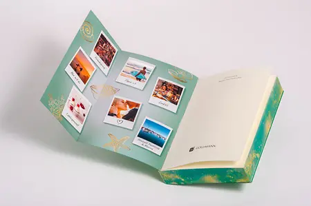 Buch Klappen Innenansicht