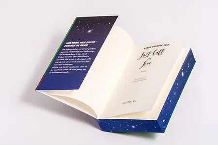 Buch liegend, Farbschnitt