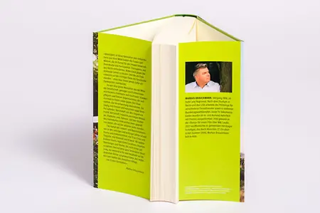 Buch stehend Klappen
