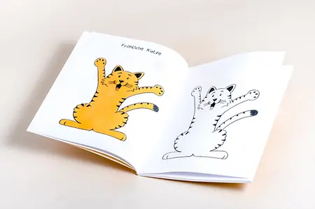 Innenansicht Motiv Katze