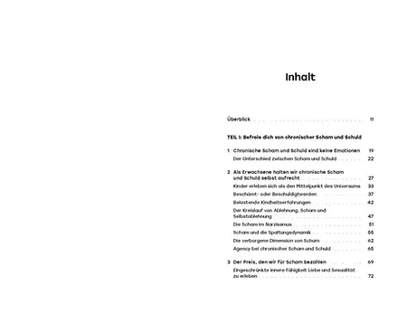 Aus dem Buch, Inhaltsverzeichnis I
