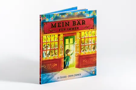 Buch stehend