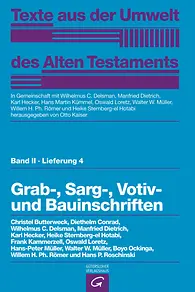 Grab-, Sarg-, Votiv- und Bauinschriften